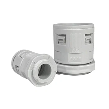 Муфта вводная для гофрированных труб серая ВМ-ГТ-16 (PR08.3268)