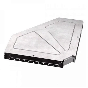 Угол горизонтальный 90 градусов с крышкой Стандарт 600х80 (PR16.0629)