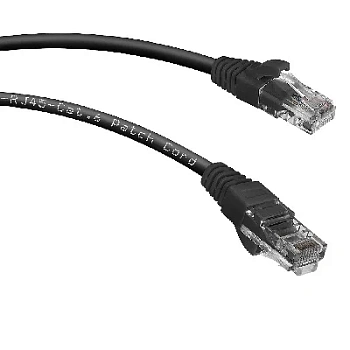 PC-UTP-RJ45-Cat.6-0.5m-BK