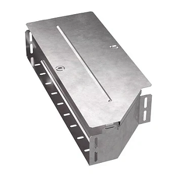 Переходник левый с крышкой Стандарт 500х400х100 (PR16.0699)