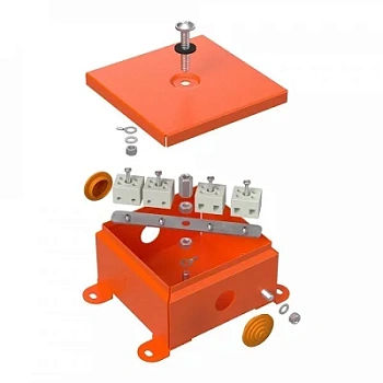 Коробка металлическая огнестойкая 70-0360-FR2.5-4 Е15-Е120 110х110х65