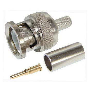 Разъем BNC штекер RG-58 обжим (05-3001)