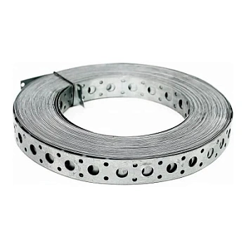 Лента монтажная перфорированная прямая для прямого монтажа ЛМП 12х0,55 (25 м.) (PR08.3830)