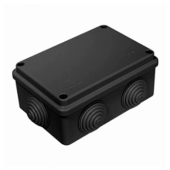 Коробка распределительная 40-0340-9005 для о/п безгалогенная (HF) черная 120х80х50 (64шт/кор) (40-0340-9005)