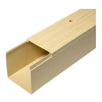 Кабель-канал сосна 2-й замок в п/э 60х60 мм (12 м/уп) (PR03.0188)