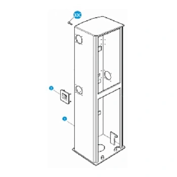 Корпус шлагбаума G4001 (119RIG069)