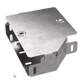 Переходник левый с крышкой Стандарт 200х150х50 (PR16.0490)