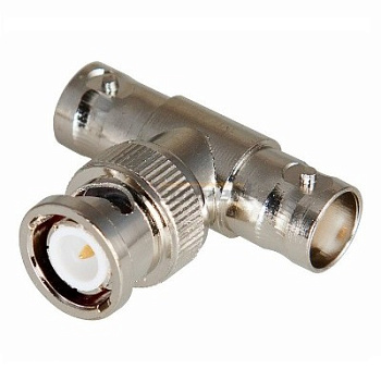 Переход штекер BNC - гнездо BNC x 2 (тройник) (05-3301)
