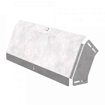 Угол вертикальный внешний 45 градусов с крышкой Стандарт 600х100 (PR16.0582)