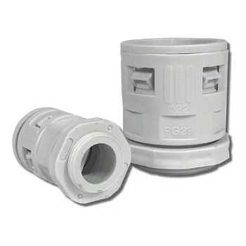 Муфта вводная для гофрированных труб серая ВМ-ГТ-20 (PR08.3269)