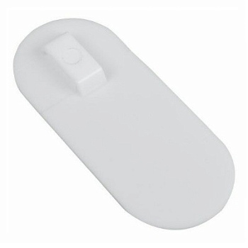 Бирка кабельная «Овал» белая (100 шт/уп) (07-6230)