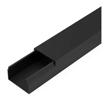 Кабель-канал черный 2-й замок в п/э 25х16 мм (50 м/уп) (PR03.0212)
