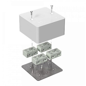 Коробка огнестойкая разветвительная для кабель-канала 40-0460-FR6.0-4-8-Р Е15-Е60 85х85х45