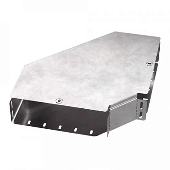 Угол горизонтальный 90 градусов с крышкой Стандарт 300х100 (PR16.0422)