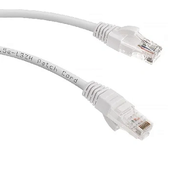 PC-UTP-RJ45-Cat.5e-0.3m-WH-LSZH