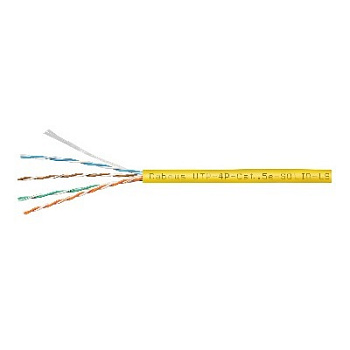 UTP-4P-Cat.5e-SOLID-LSZH-YL-