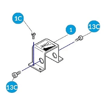 Крепление штока UNIPARK (119RIU002)