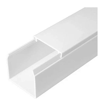 Кабель-канал белый 2-й замок в г/к 40х40 мм (60м/уп) (PR.064040)