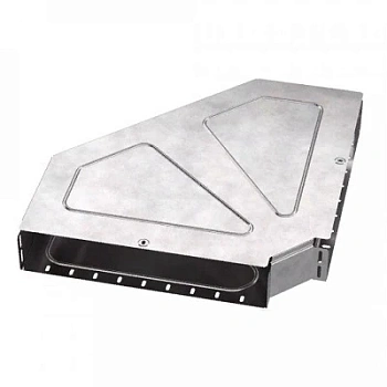 Угол горизонтальный 90 градусов с крышкой Стандарт 500х100 (PR16.0627)