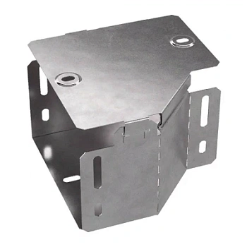 Переходник левый с крышкой Стандарт 150х100х100 (PR16.0488)