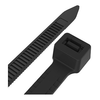 Стяжка нейлоновая с тройным замком 250x4,8мм, черная (100 шт/уп) (67-0251-5)