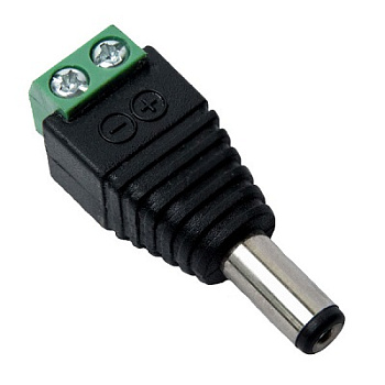 Разъем питания штекер с клеммной колодкой