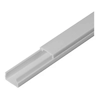 Кабель-канал серый RAL 7035 2-й замок в п/э 15х10 мм (234м/уп) (PR03.0069)