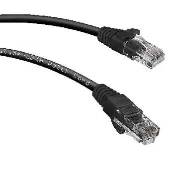 PC-UTP-RJ45-Cat.5e-0.5m-BK-LSZH