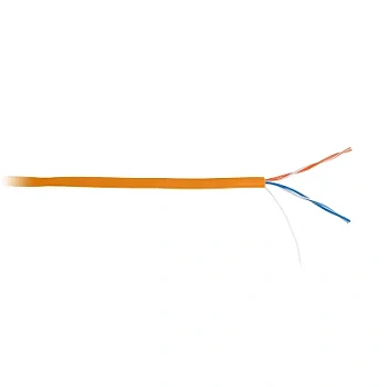 Кабель NETLAN U/UTP 2 пары, Кат.5 (Класс D), одножильный, внутренний, LSZH (EC-UU002-5-LSZH-OR)