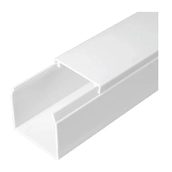 Кабель-канал белый 2-й замок в п/э 40х40 мм (24 м/уп) (PR03.0054)