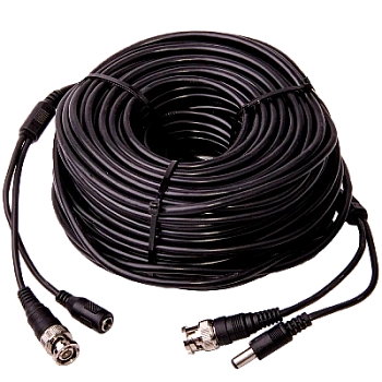 Кабель BNC-BNC для видеонаблюдения (с питанием) L=50m