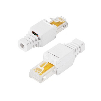 Разъем UTP RJ-45(8P8C), CAT 5e, самозажимной (05-1051)