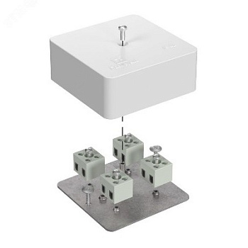 Коробка огнестойкая разветвительная для кабель-канала 40-0450-FR6.0-4-6-Р Е15-Е60 75х75х30