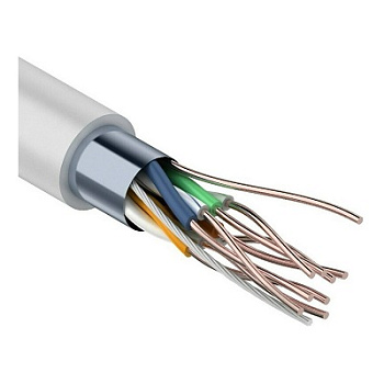 Кабель FTP 4PR 24AWG (Cu) CAT5E PVC серый 305м Tantos