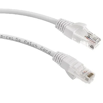 PC-UTP-RJ45-Cat.5e-0.3m-WH