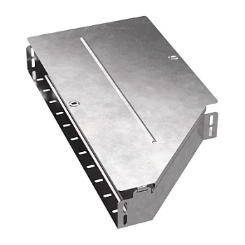 Переходник левый с крышкой Стандарт 600х400х80 (PR16.0704)