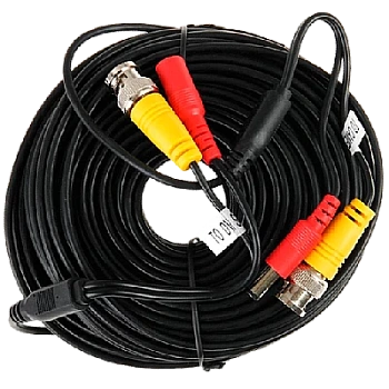 Кабель BNC-BNC для видеонаблюдения (с питанием) L=30m