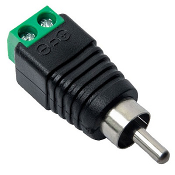 Разъем RCA Optimus штекер с клеммной колодкой (1шт)