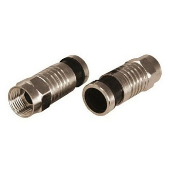 РАЗЪЕМ F-разъем RG-6 обжим влагозащищенный (03-002B) (05-4033)